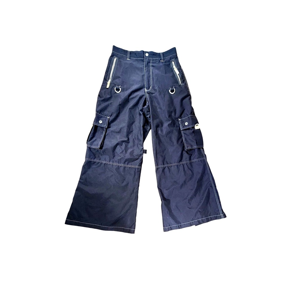 Macgear Masters of Architectural Clothing Raver Pants Black Wide‎ Leg Mens 32